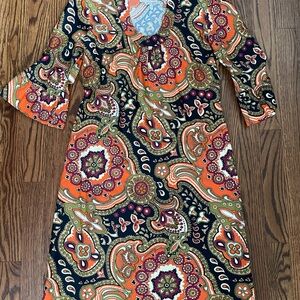 Jude Connally Multicolor Paisley Dress
